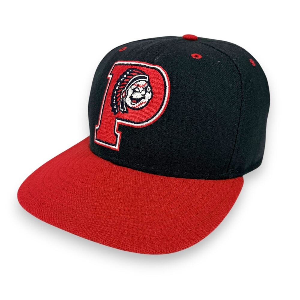 VINTAGE NEW ERA Peoria Chiefs Minor League Baseball Wool Made USA Snapback Hat